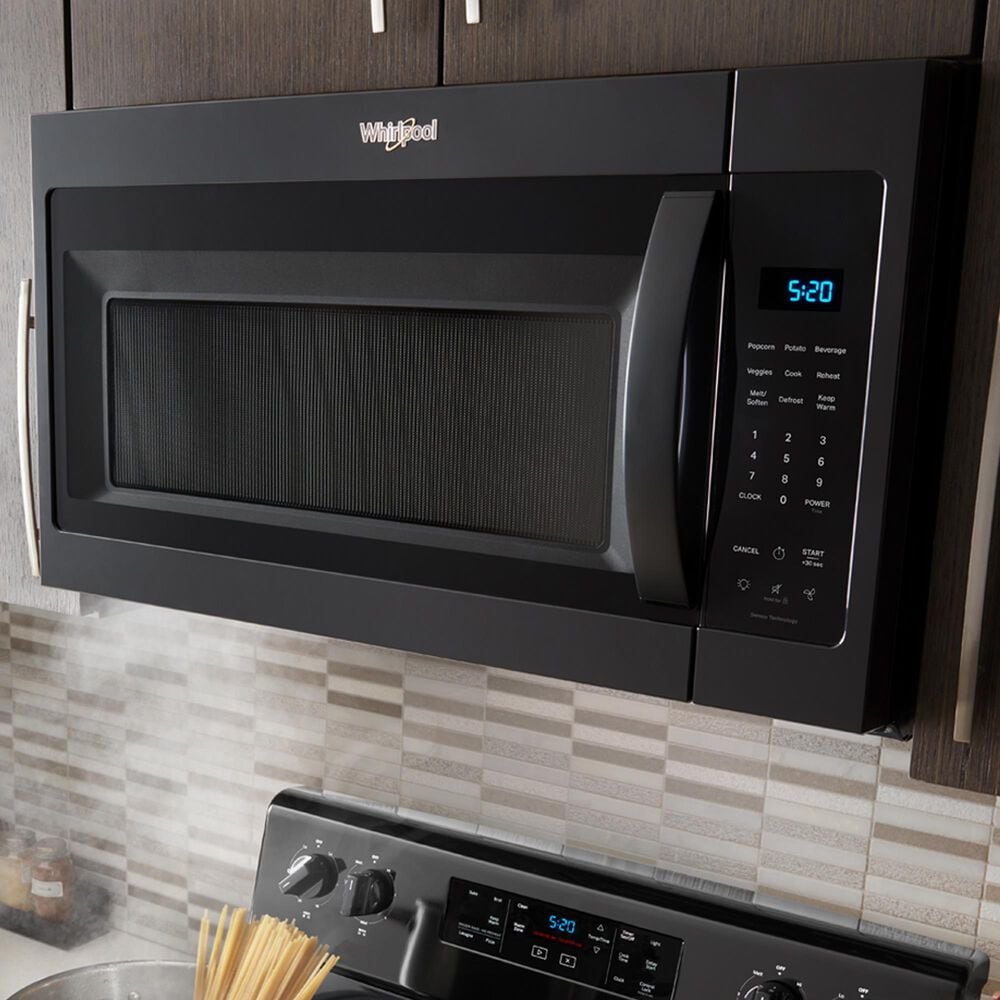 Whirlpool 1.9 Cu. Ft. Over the Range Microwave with Sensor Cooking Technology in Black, , large