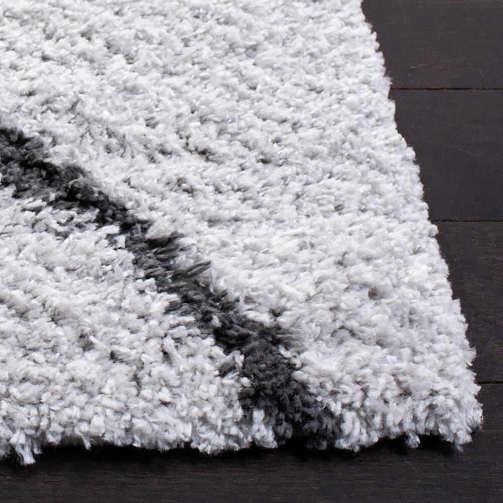 Safavieh August Shag AUG572F 9&#39; x 12&#39; Ivory and Grey Area Rug, , large