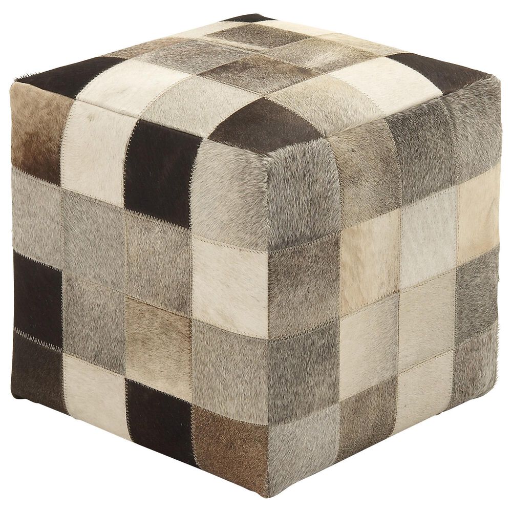 Maple and Jade 16" Ottoman in Multi, , large