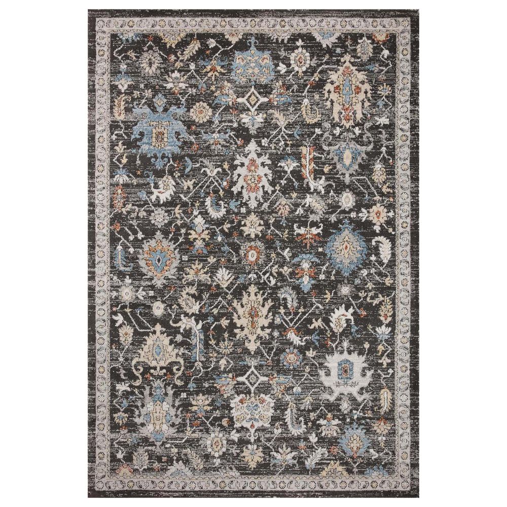 Loloi II Odette 7"10" x 10" Charcoal and Multicolor Area Rug, , large