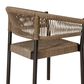 Blue River Doris Outdoor Dining Chair with Truffle Rope Seat in Dark Eucalyptus (Set of 2), , large