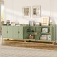 GARVEE 47.2" Sideboard Buffet Cabinet with Adjustable Shelves in Matt Gray Green, , large