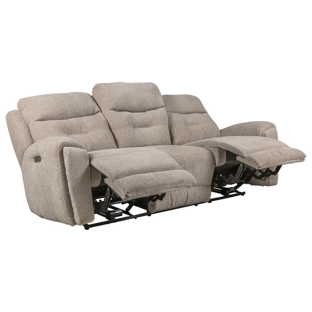 Southern Motion Point Break Power Reclining Sofa in Dunway Pebble, , large