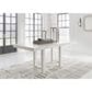 Ashley Robbinsdale Counter Height Dining Table with 2 Leaves in Antique White, , large