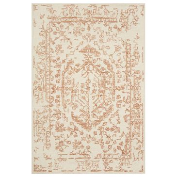 Magnolia Home Annie ANN-01 8"6" x 12" White and Rust Area Rug, , large
