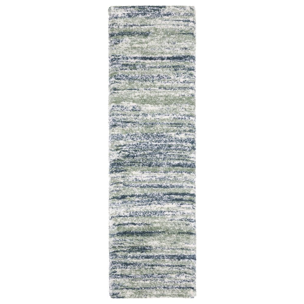 Oriental Weavers Galileo GAL06 Blue and Green 2"3" x 7"6" Runner, , large