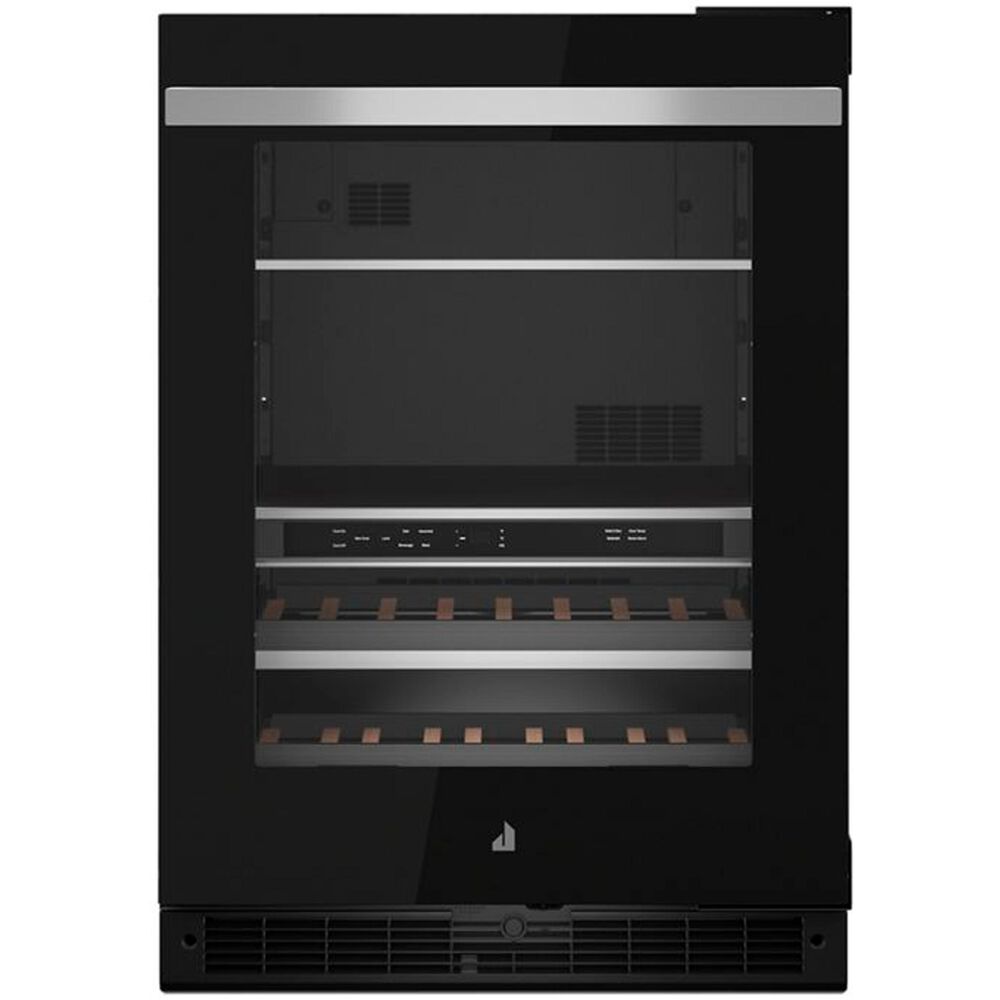 Jenn-Air NOIR 24" Built-In Undercounter Beverage Center Right Swing Black Stainless Steel, , large