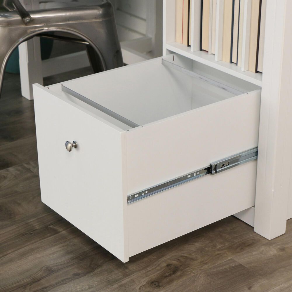 Walker Edison Clara Deluxe Desk in White, , large