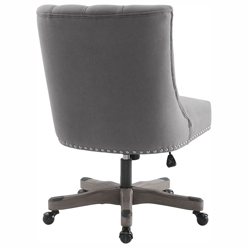 Linden Boulevard Empress Della Office Chair in Grey Wash, , large