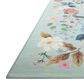Rifle Paper Co Perennial Strawberry Fields 5"3" x 7"8" Mint Area Rug, , large