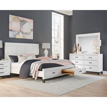 Riva Ridge Hyde Park 3-Piece Queen Panel Bed Set in White, , large