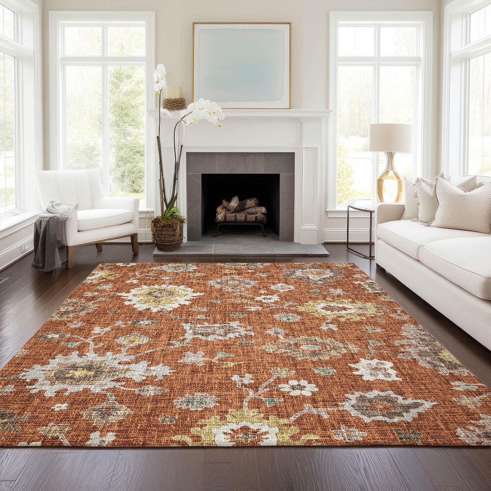Dalyn Rug Company Portico PO6 Paprika 3&#39; x 5&#39; Area Rug, , large