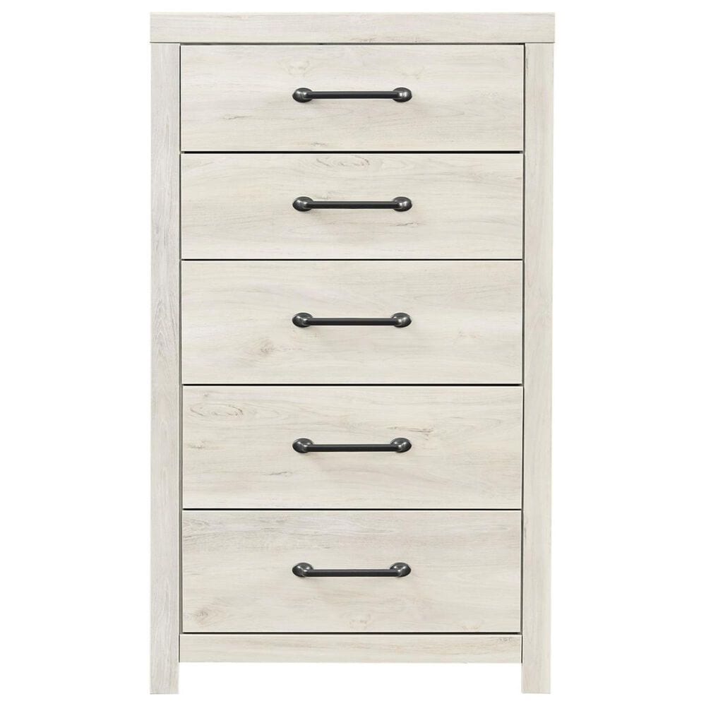 Ashley Cambeck 5 Piece Twin Single Storage Bed Set in Whitewash, , large