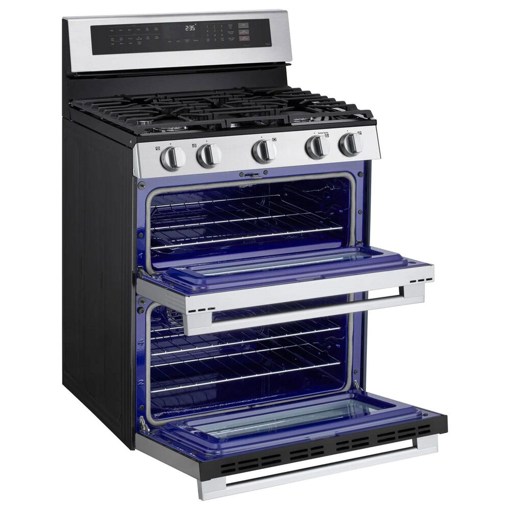 LG 6.9 Cu. Ft. Smart Gas Double Oven Freestanding Range in Stainless Steel, , large
