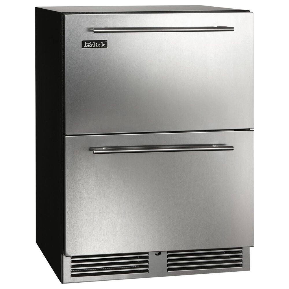 Perlick 5.2 Cu. Ft. Outdoor C-Series Built-In Refrigerator Drawers in Stainless Steel, , large