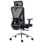 Rta Products Llc Truly Ergonomic Mesh Office Chair with Headrest and Lumbar Support in Black, , large
