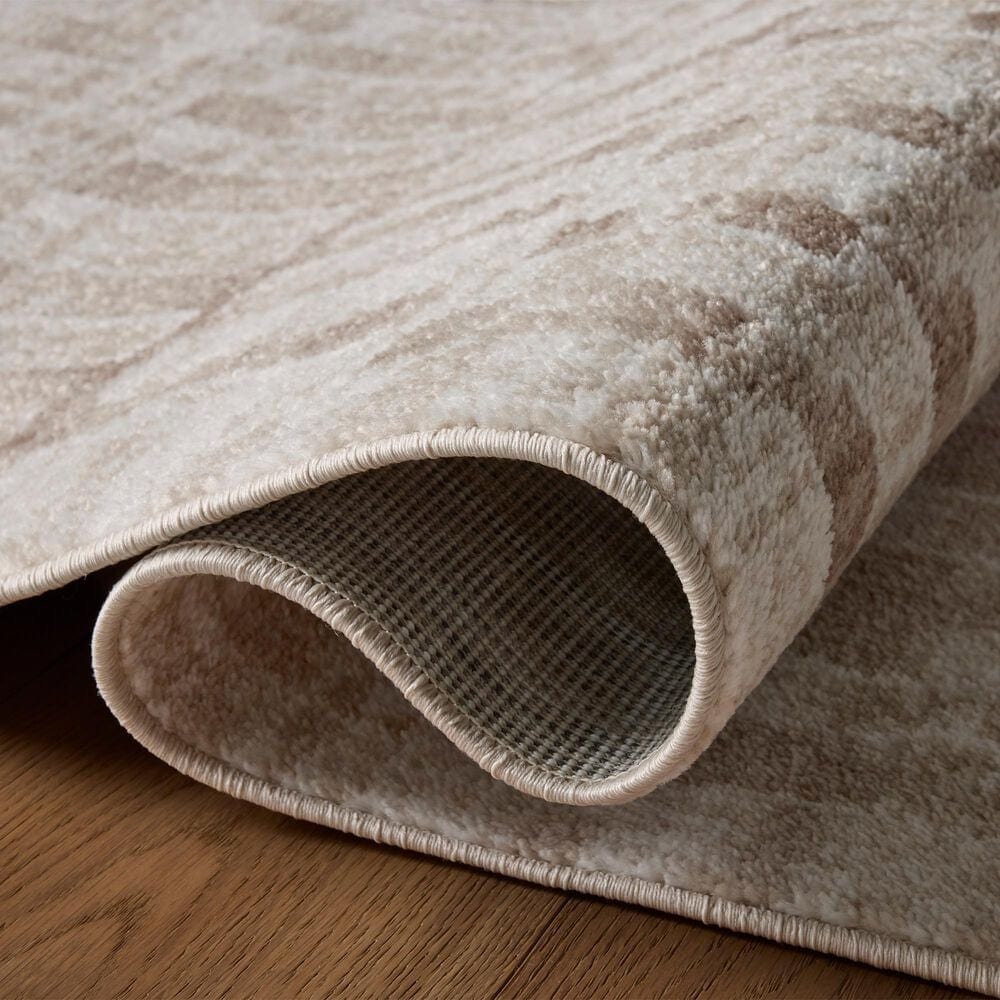 Loloi Lune Ivory and Mushroom 2'3" x 3'10" Area Rug, , large