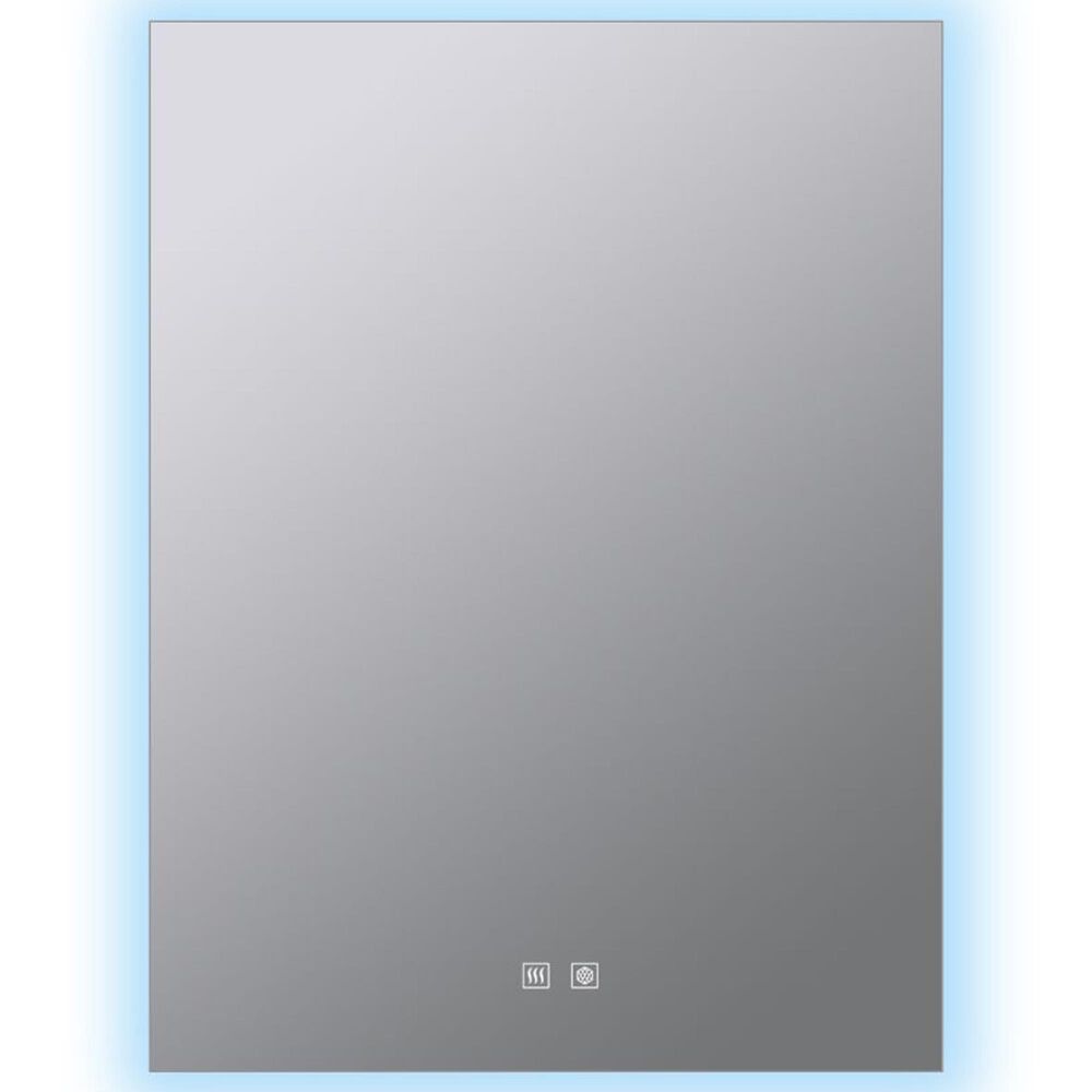 Lexora Home Vellum 30" x 28" LED Vanity Mirror, , large
