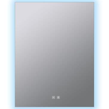 Lexora Home Vellum 30" x 28" LED Vanity Mirror, , large