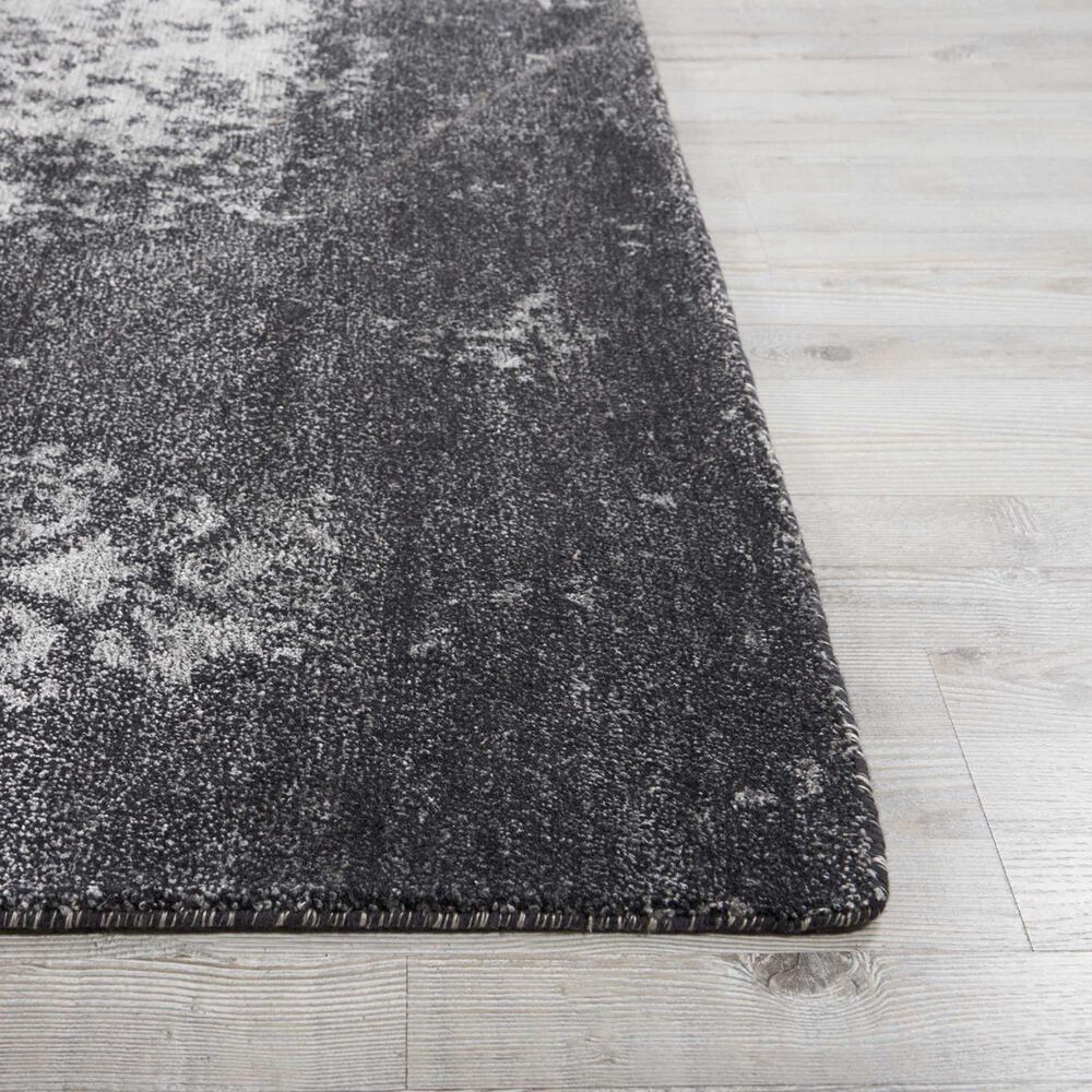 Nourison Silk Shadows 2&#39; x 3&#39; Graphite Area Rug, , large