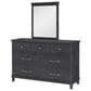 Legacy Classic Flatiron 7 Drawer Dresser and Mirror in Midnight, , large