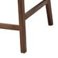 Baxton Studio Larine Counter Stool with Light Grey Cushion in Walnut (Set of 2), , large