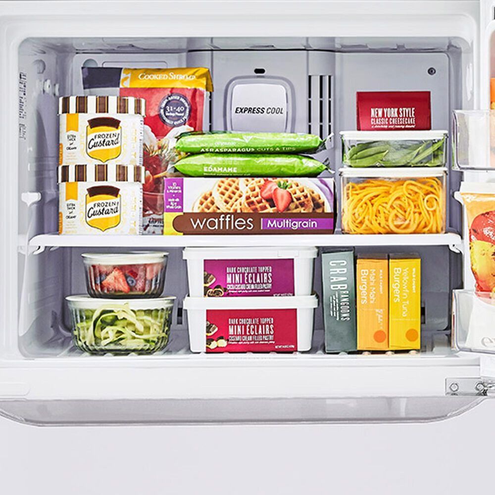 LG 20 Cu. Ft. Top Freezer Refrigerator in Smooth White Nebraska