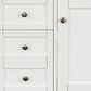 James Martin Vanities Brittany 30" Single Bathroom Vanity in Bright White with 3 cm Eternal Jasmine Pearl Quartz Top and Rectangle Sink, , large