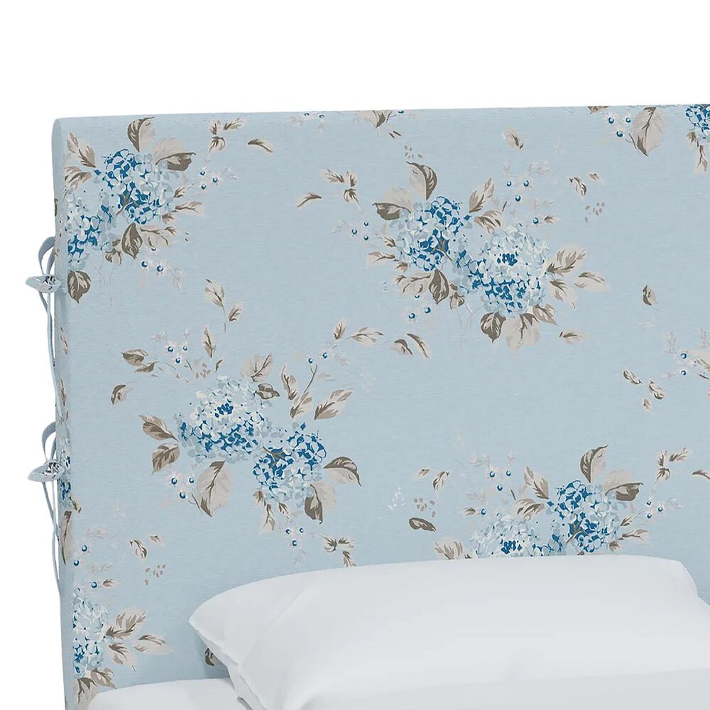Rachel Ashwell Luella King Slipcover Headboard in Berry Bloom Blue, , large