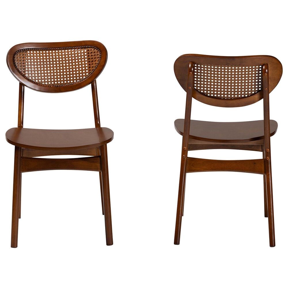 Baxton Studio Hesper Side Chair in Walnut Brown (Set of 2), , large