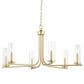 Southern Lighting Fillmore 6-Light Chandelier in Gold, , large