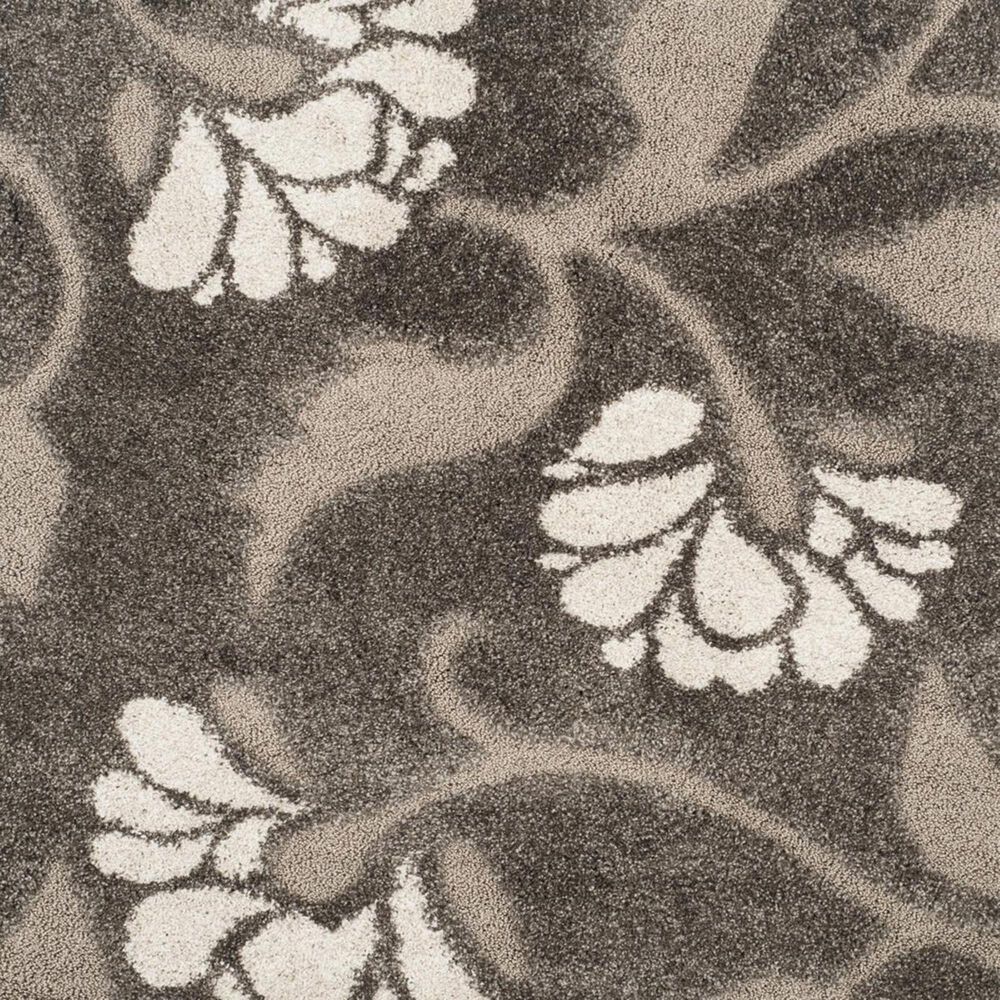 Safavieh Florida Shag SG459-7913 2&#39;3&quot; x 13&#39; Smoke and Beige Runner, , large