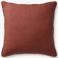 Loloi 22" Square Throw Pillow in Brick, , large