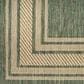 Nourison Horizon HOZ03 Green 10" x 14" Indoor/Outdoor Area Rug, , large