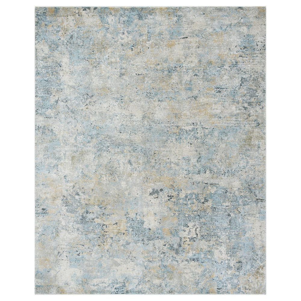Surya Avellino 12" x 15" Light Beige, Pale Blue, Tan, Deep Teal, Gray, Denim and Light Olive Area Rug, , large