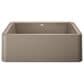 Blanco Ikon 30" Apron Single Bowl Farmhouse Sink in Truffle, , large