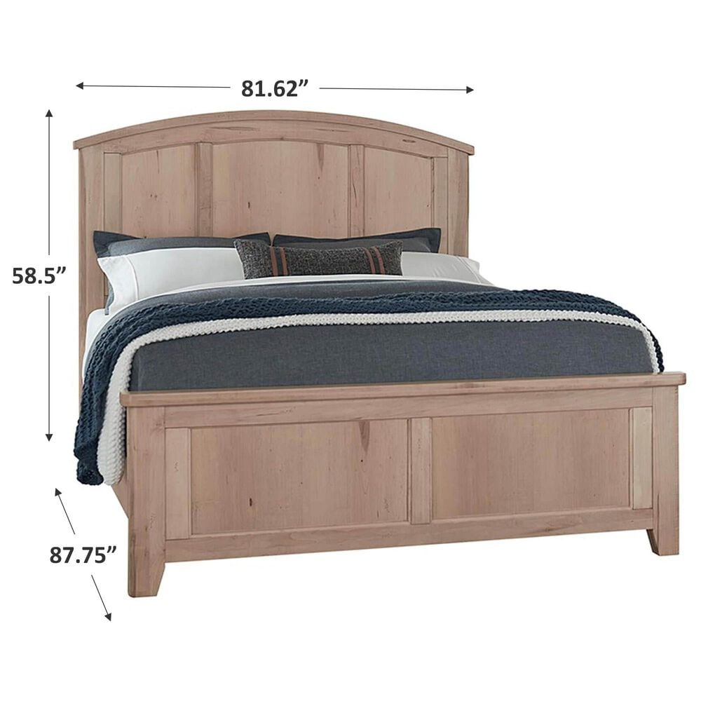 Viceray Collections Woodbridge King Panel Bed in Clear Maple, , large