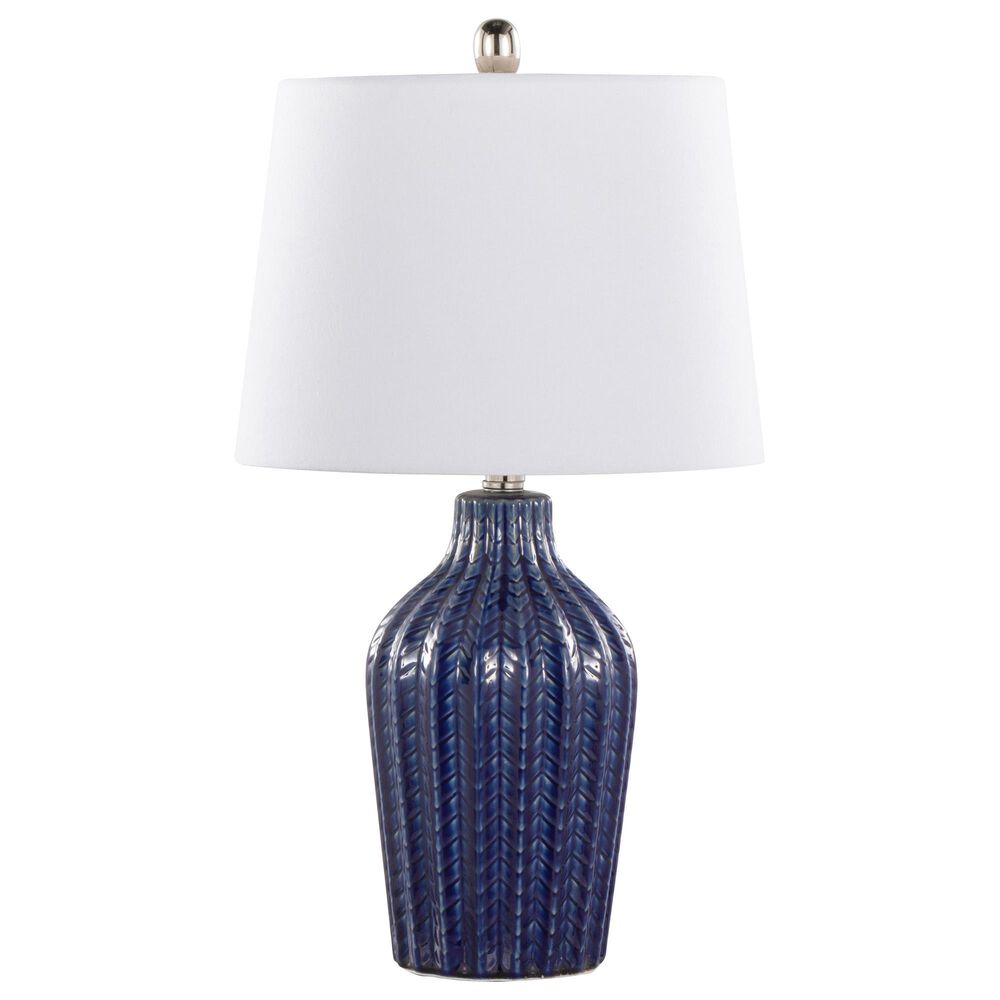 Hearth and Haven Rockwell Table Lamp in Dark Blue (Set of 2), , large