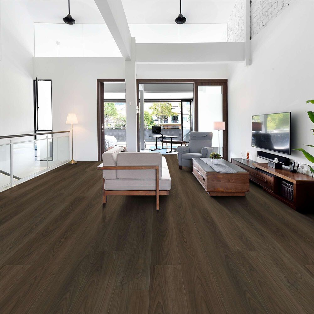Shaw Vinyl Tile Titan HD+ Platinum Vintage Leather 9&quot; x 72&quot; Vinyl Plank, , large