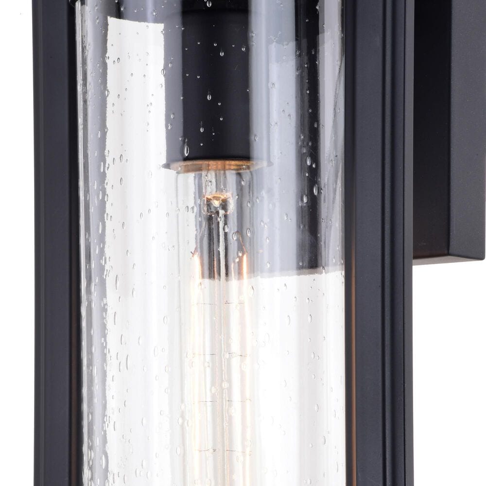 Vaxcel Malmo 15.75" 1-Light Outdoor Wall Sconce in Matte Black, , large