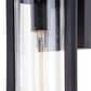 Vaxcel Malmo 15.75" 1-Light Outdoor Wall Sconce in Matte Black, , large