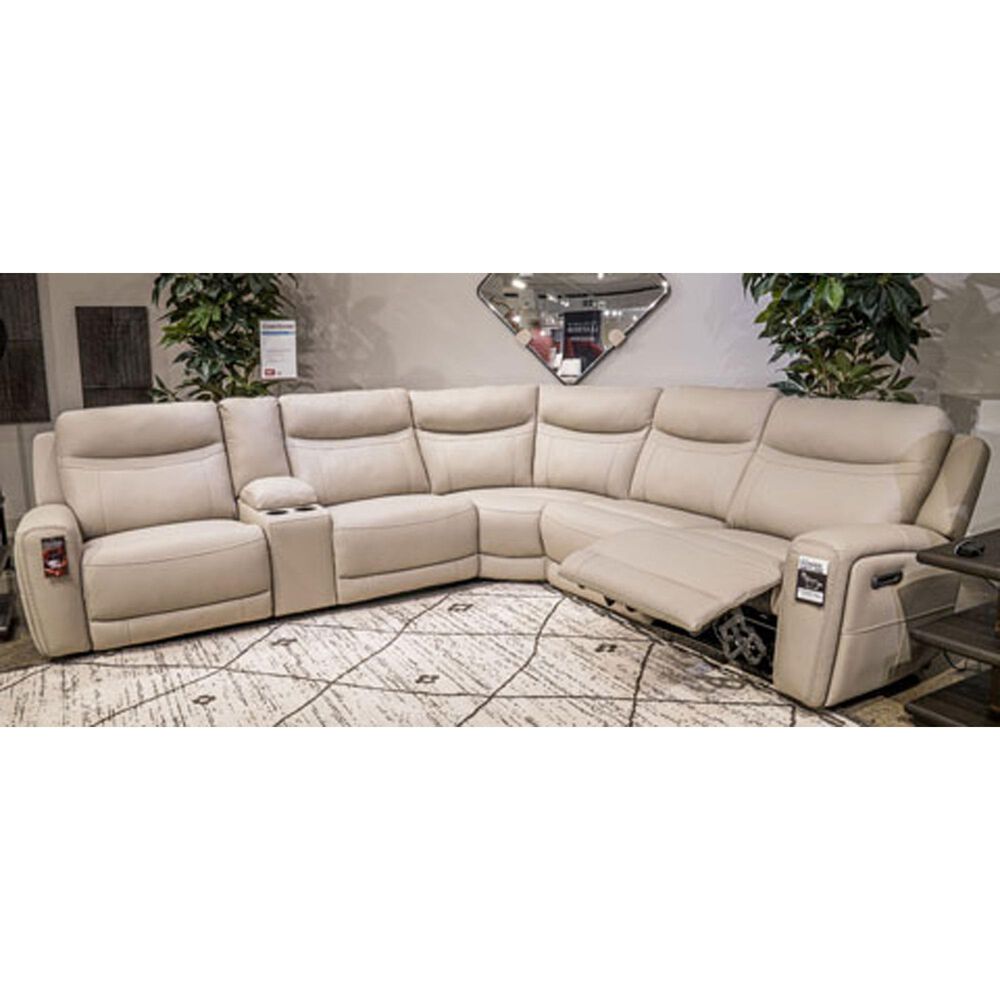 Ashley Gravier 6-Piece Power Reclining Sectional in Gray, , large