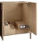 James Martin Kinnsden 72" Double Bathroom Vanity in Weathered Oak with 3 cm Tajnar Eclos Top and Rectangular Sinks, , large