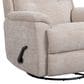 Flexsteel Sophisticated Manual Swivel Gliding Recliner in Oat, , large