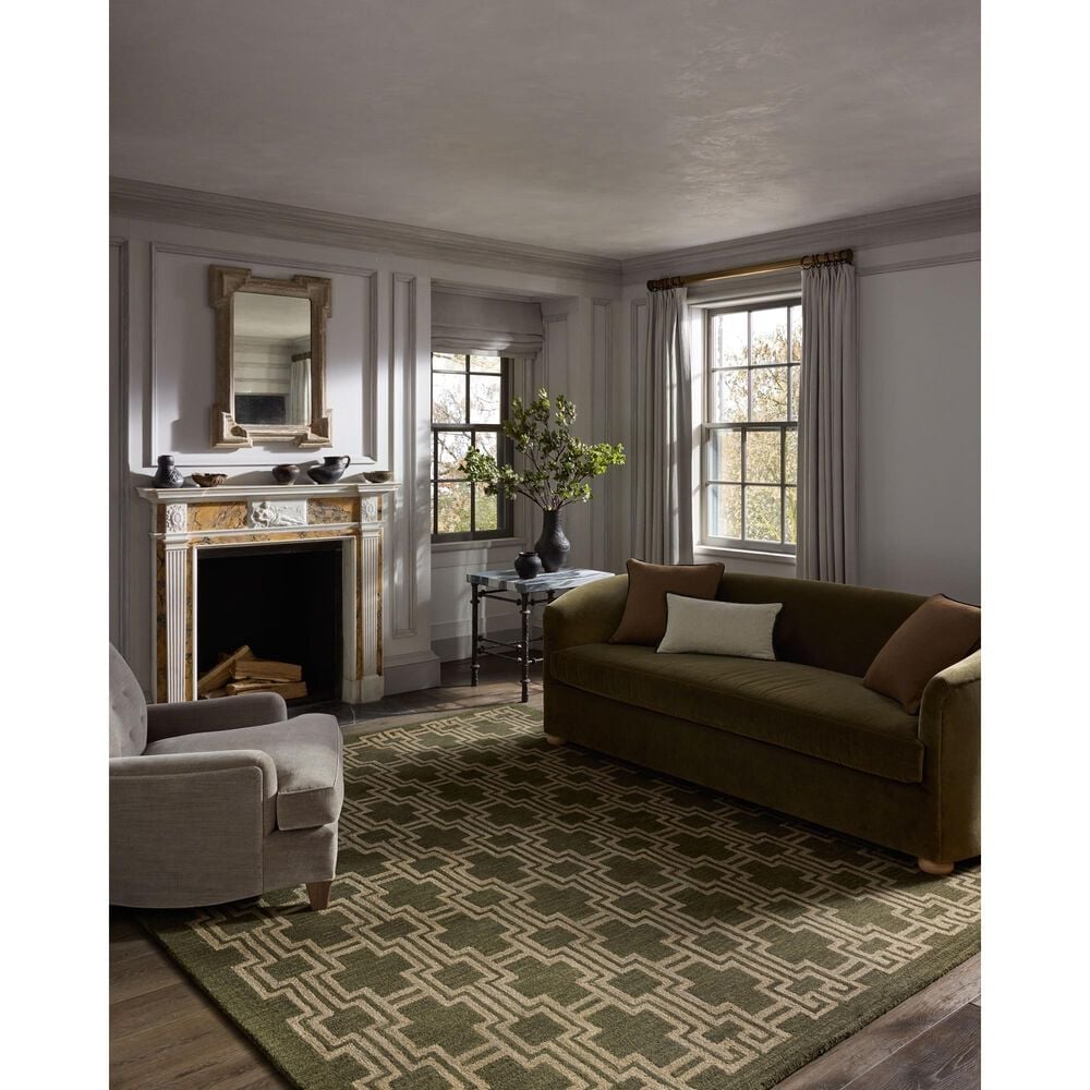 Loloi Barrow Moss and Beige 9&#39;3&quot; x 13&#39; Area Rug, , large