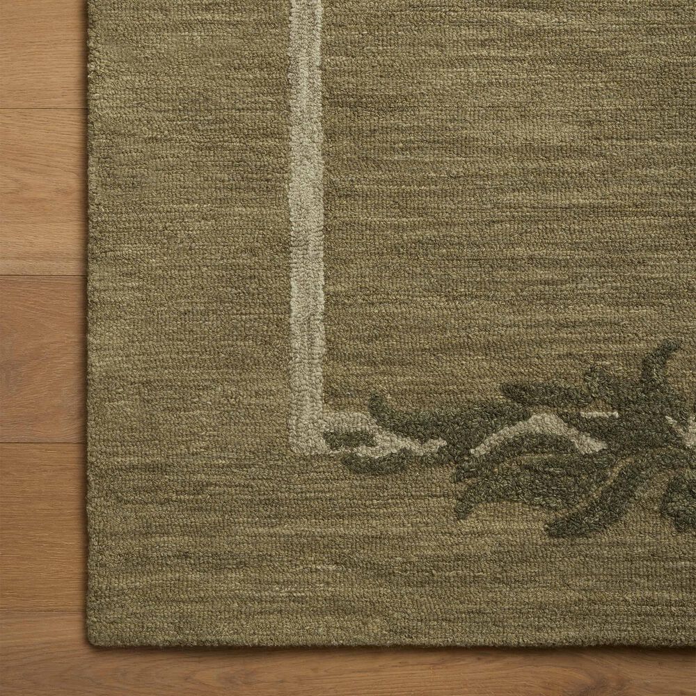 Loloi Romi Green and Forest 3'6" x 5'6" Area Rug, , large