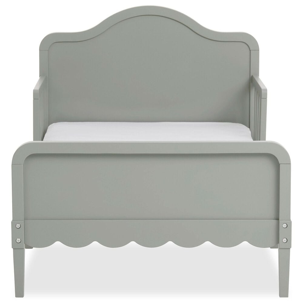 Evolur Scallop Haven Toddler Bed in Sea Grass, , large
