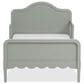 Evolur Scallop Haven Toddler Bed in Sea Grass, , large