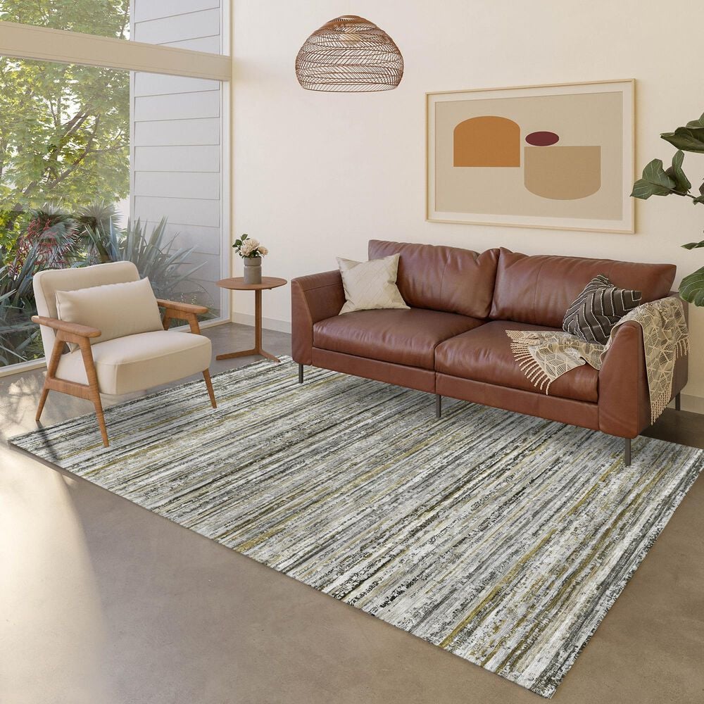 Dalyn Rug Company Kochi KC3 Pewter 5&#39; x 7&#39;6&quot; Area Rug, , large