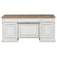 Belle Furnishings Magnolia Manor Jr Executive Desk in White, , large